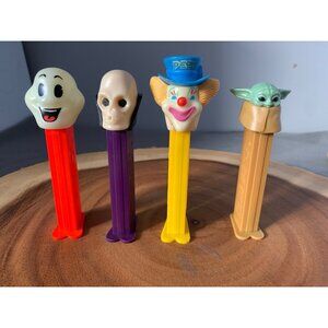 Vintage PEZ Dispenser Collection with Ghost & Clown Figures